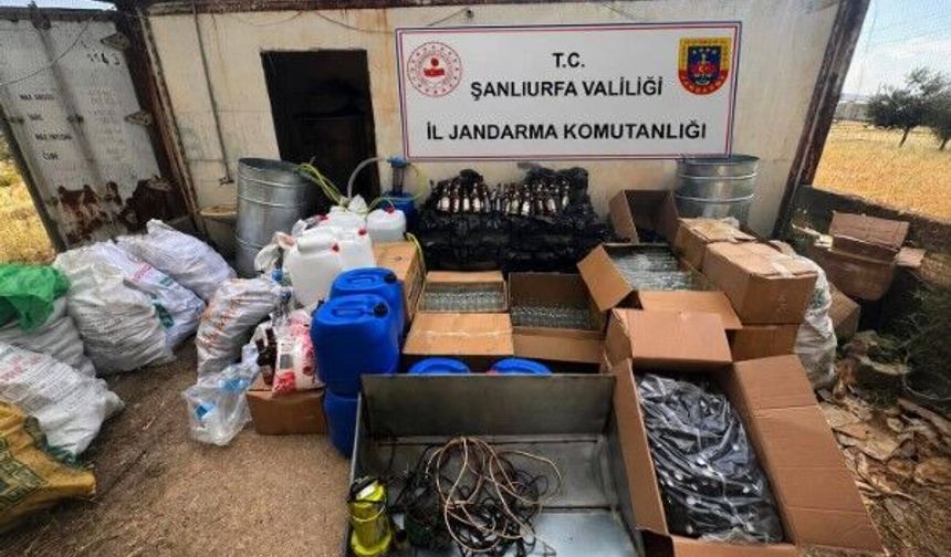 Eyyübiye’de Sahte Viski Üretimi Ortaya Çıkarıldı