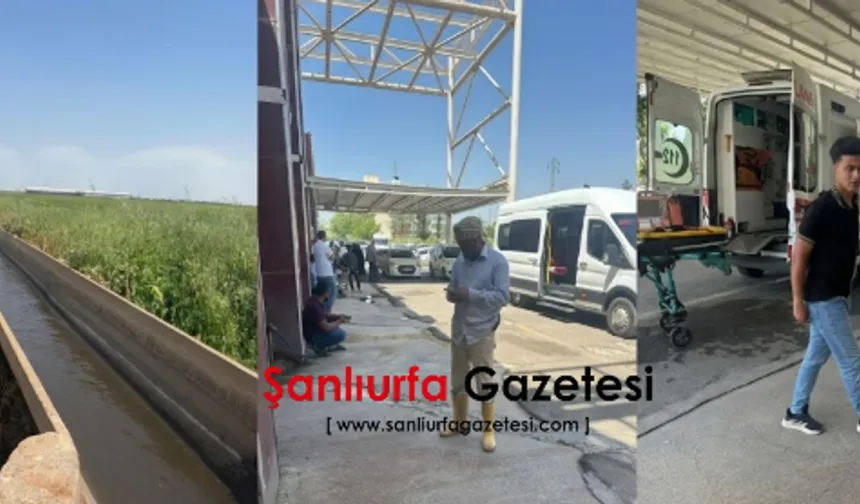 Sulama Kanalında İki Kardeş Boğulma Tehlikesi Geçirdi