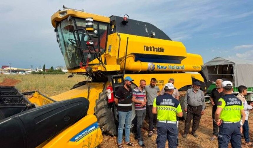 Şanlıurfa Jandarmasından Hasat Sezonunda Yoğun Trafik Denetimi