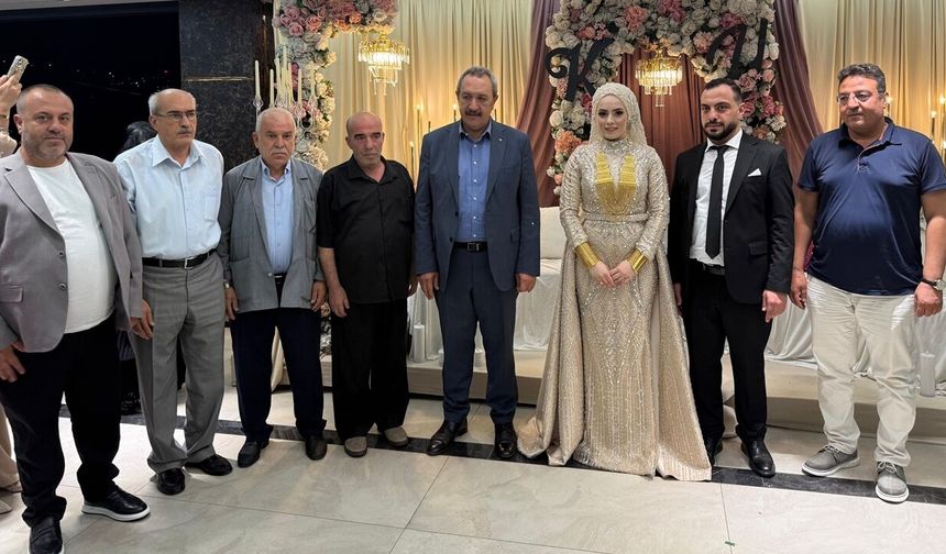 Başkan Kaya Genç Çiftin En Mutlu Gününe Ortak Oldu!