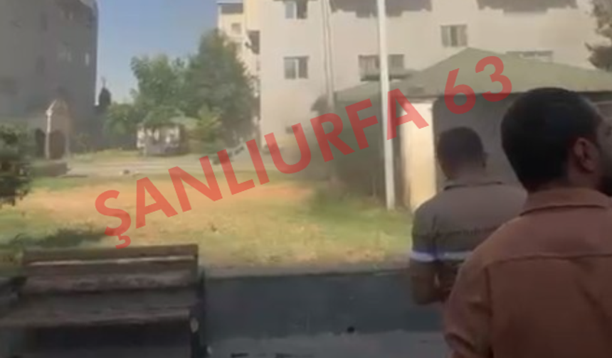 Şanlıurfa'da Park Halindeki Motosiklet Bir Anda Alev Topuna Döndü!