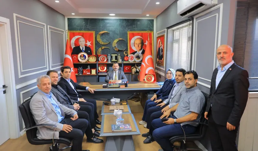 Cevahir Asuman Yazmacı'dan MHP Şanlıurfa İl Başkanlığına Hayırlı Olsun Ziyareti