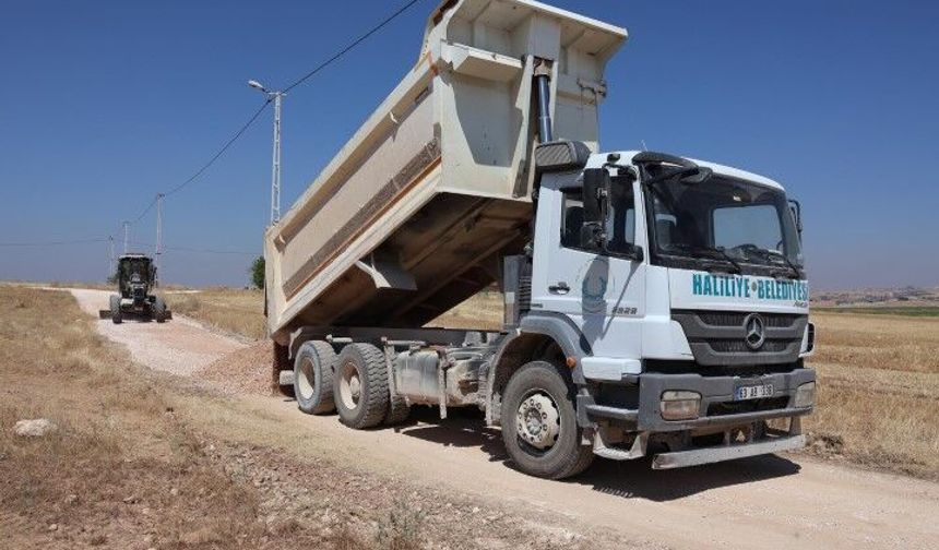 Haliliye Belediyesi'nden Dalbaşı Mahallesi'ne stabilize yol hizmeti