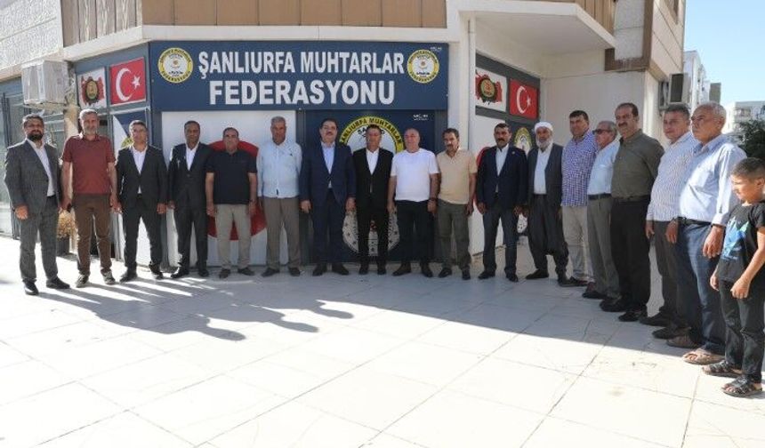 Şanlıurfa'da Başkan Canpolat'tan Muhtarlarla Dikkat Çeken Buluşma