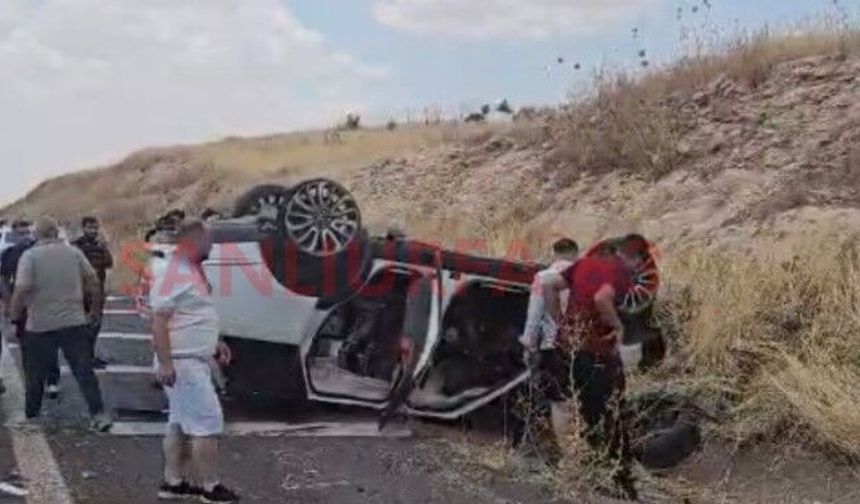 Şanlıurfa'da Feci Kaza: Şarampole Devrilen Araçta 1 Yaralı