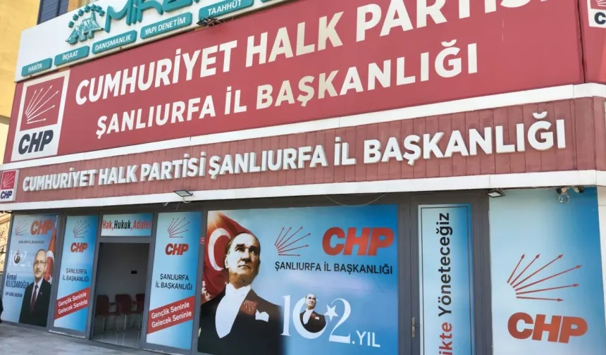 Şanlıurfa CHP'sinde Gerilim Büyüyor! İl Başkanlığından Dikkat Çeken Açıklama