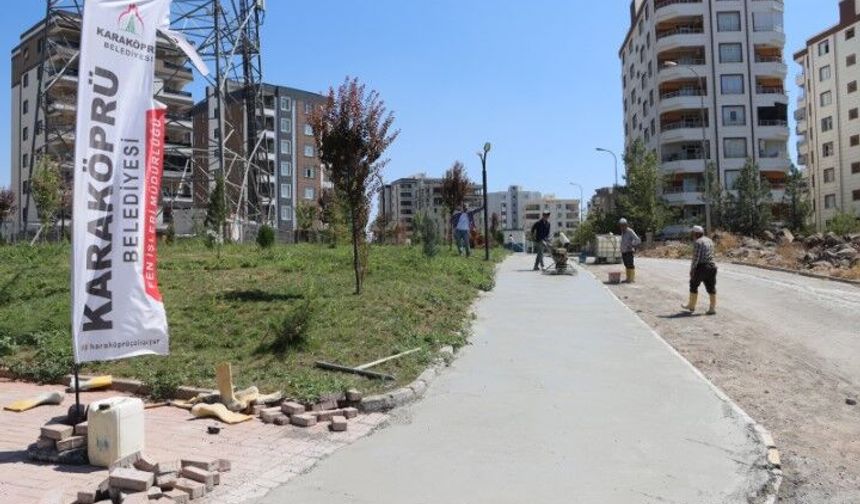 Doğukent Mahallesi’ndeki Parklara Yeni Spor Alanları Kazandırılıyor