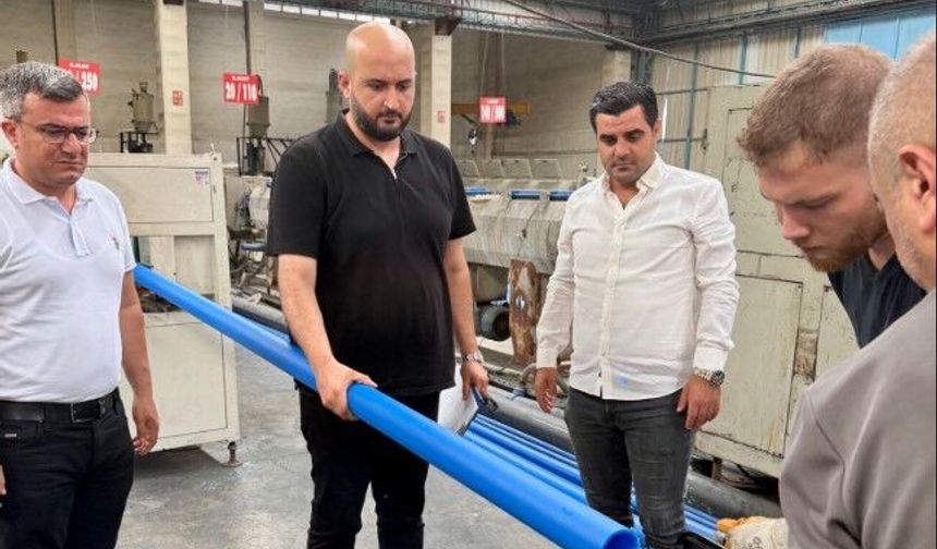 Şanlıurfa’da Kullanılacak İçme Suyu Boruları Testten Geçti