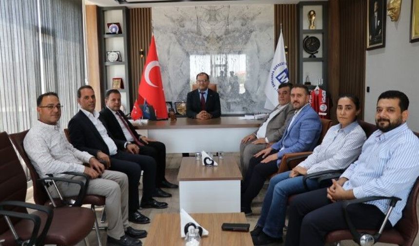 ŞUTSO Heyetinden SMMM Odası Başkanı Genç’e Hayırlı Olsun Ziyareti