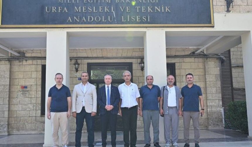 Şanlıurfa İl Milli Eğitim Müdürü Hasan Kökrek’ten Meslek Lisesine Ziyaret