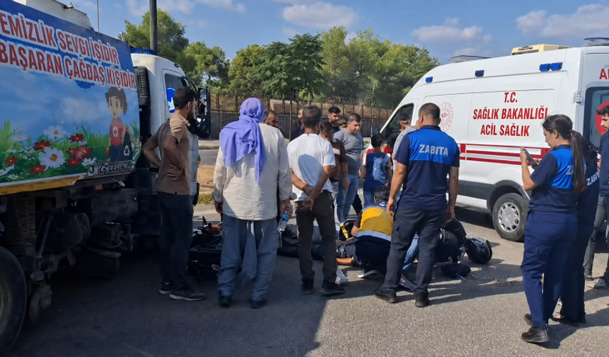 Şanlıurfa Viranşehir’de Kaza: Motosiklet Sürücüsü Yaralandı