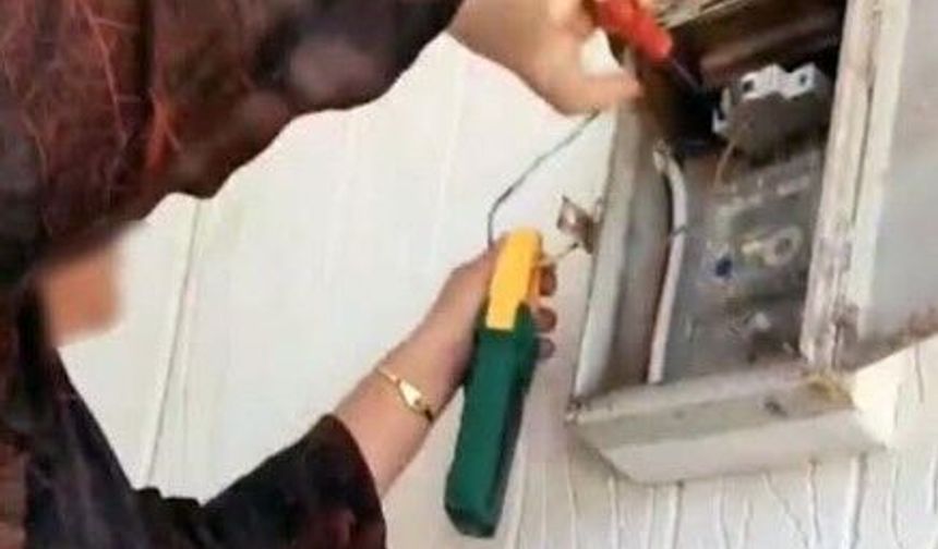Şanlıurfa’da Kaçak Elektrik Denetimi Sırasında Sayaca Müdahale Edildi