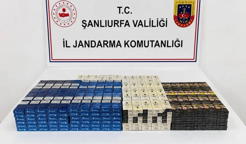 Şanlıurfa’da Kaçakçılık Operasyonu! 6 Bin 940 Sigara Ele Geçirildi