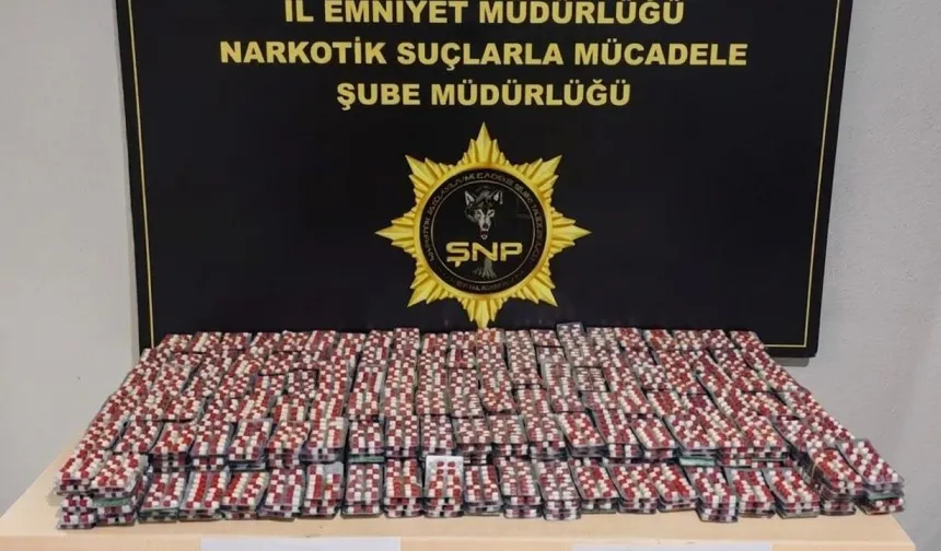 Şanlıurfa’da Narkotik Operasyonu: 13 Bin Sentetik Ecza Hap Ele Geçirildi