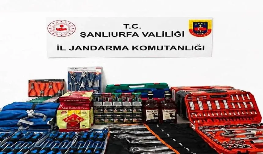 Otoyol Jandarma Ekipleri Birecik’te Kaçakçılık Operasyonu Yaptı