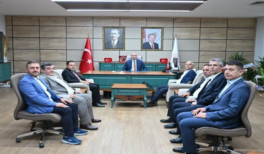 ŞUTSO’dan Hasan Kökrek’e hayırlı olsun ziyareti