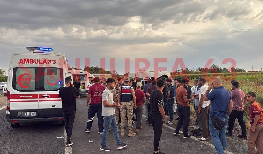 Şanlıurfa’da Tarım İşçilerini Taşıyan Minibüs Kanala Düştü: 24 Yaralı