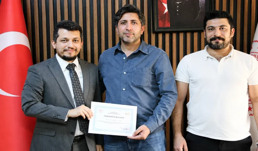 Şanlıurfa Eğitim ve Araştırma Hastanesi’nden Op. Dr. Adem Dilek’e Teşekkür