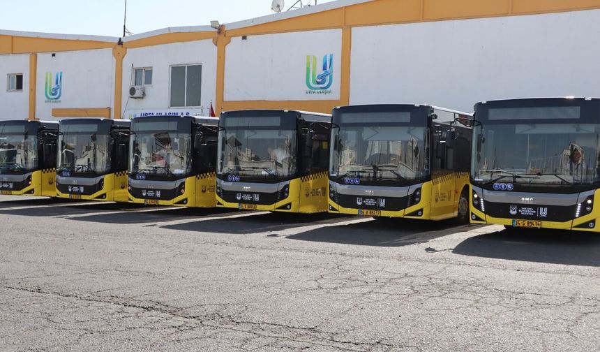 Şanlıurfa’da Toplu Ulaşım Filosunda Araç Sayısı 480’e Ulaştı
