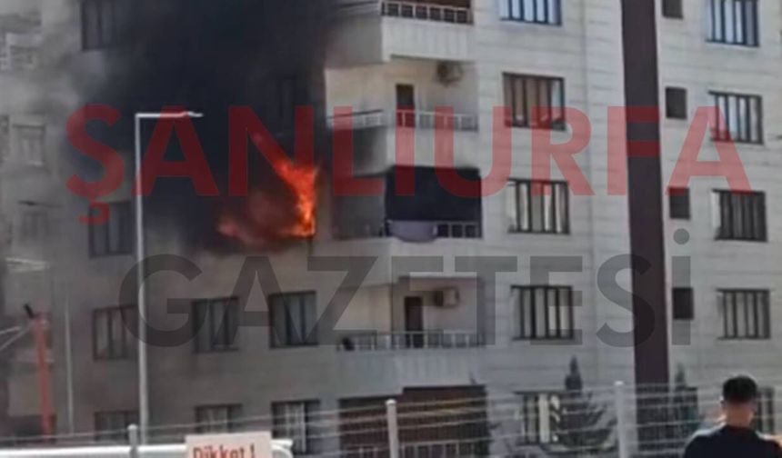 Şanlıurfa’da Ev Yangını! Ekipler Seferber Oldu