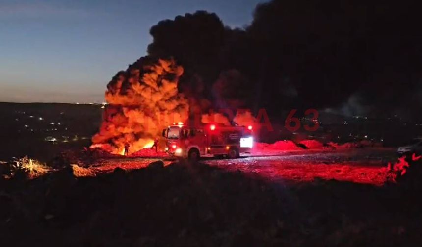 Şanlıurfa Karaköprü’de Yangın Paniği: Ekipler Seferber Oldu