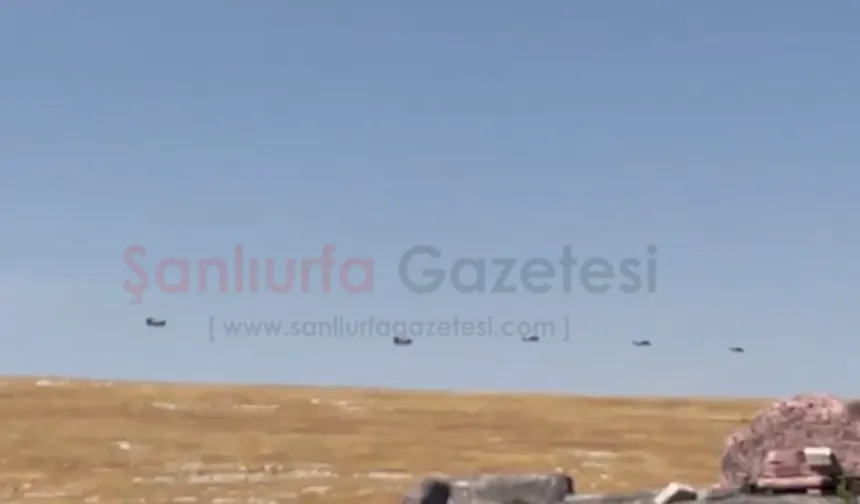 TEKNOFEST Öncesi Şanlıurfa Semaları Helikopterlerle Hareketlendi