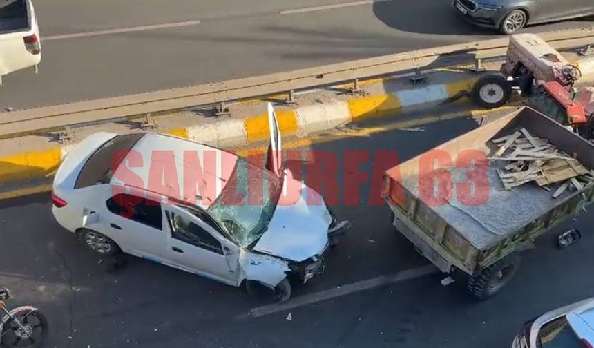 Şanlıurfa’da Zincirleme Kaza: 4 Kişi Yaralandı