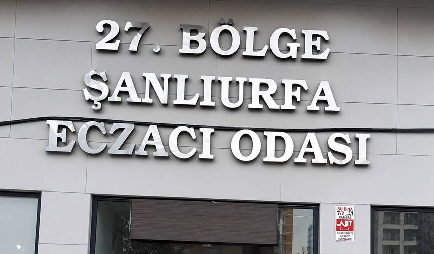 Şanlıurfa Eczacı Odası Genel Kurul Tarihini Duyurdu