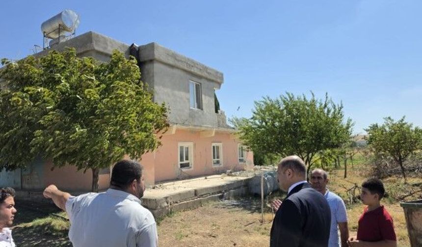 Şanlıurfa’da Deprem Sonrası Başkan Gülpınar Pınarbaşı Mahallesi’ne Gitti