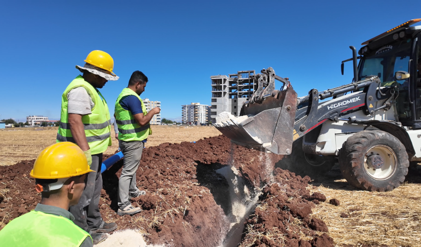 Şanlıurfa’da Hilvan Bağlar Mahallesi’ne 800 Metre Yeni Altyapı Hattı