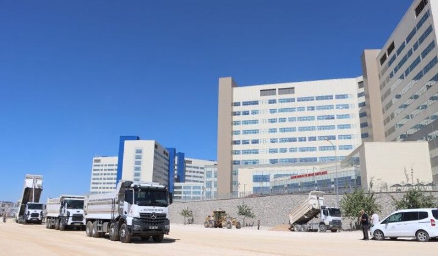 Şanlıurfa’da Şehir Hastanesi Önündeki Bulvar Genişletiliyor