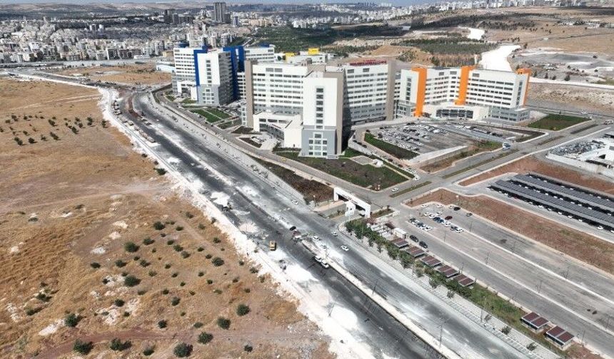 Şanlıurfa’da Şehir Hastanesi Yolunda Çalışmalar Son Aşamaya Geldi
