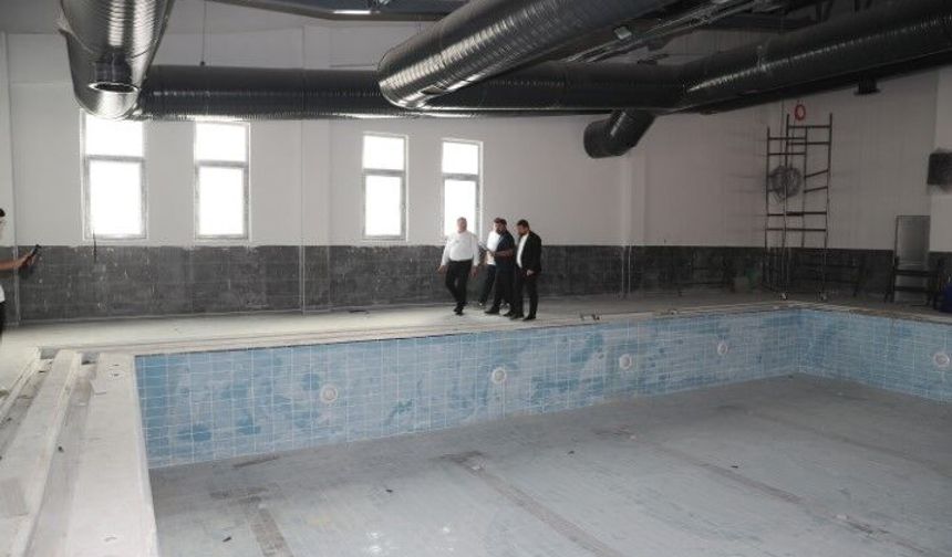 Şanlıurfa’da Yarı Olimpik Yüzme Havuzunda Sona Gelindi