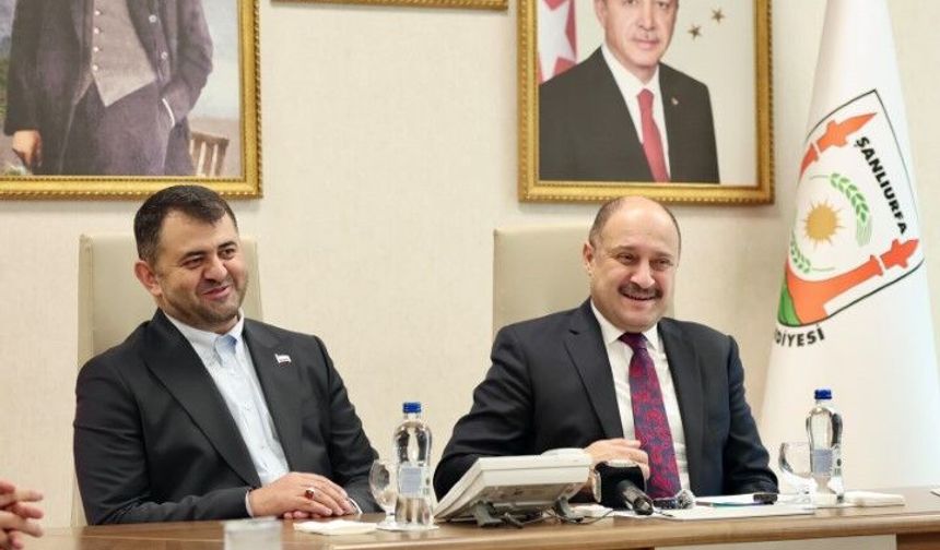 Şanlıurfa’da Urmiye Heyetiyle Kardeş Şehir Görüşmesi