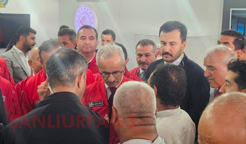 Şanlıurfa’da Bakan Uraloğlu TEKNOFEST Alanını Ziyaret Etti