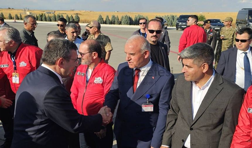 Cumhurbaşkanı Yardımcısı Cevdet Yılmaz TEKNOFEST İçin Şanlıurfa’ya Geldi