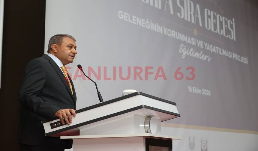 Şanlıurfa’da Sıra Gecesi Geleneği İçin Önemli Adım
