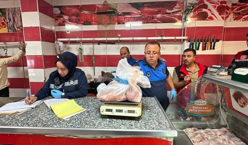 Şanlıurfa’da 170 Kilogram Bozulmuş Et Ele Geçirildi