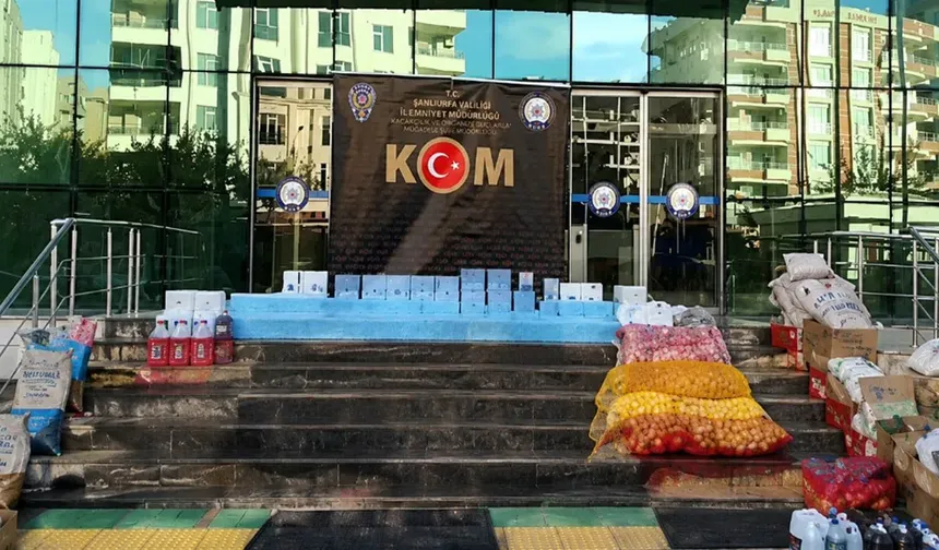Şanlıurfa’nın da Aralarında Olduğu 69 İlde Kaçakçılık Operasyonu