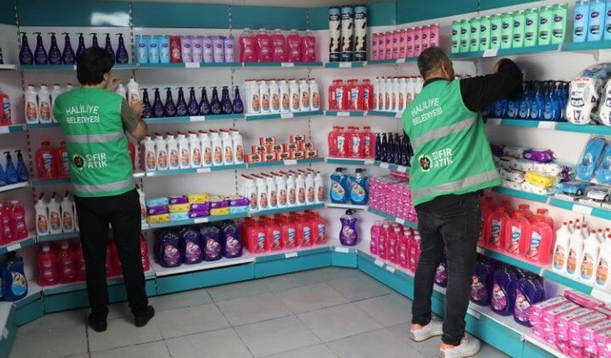 Şanlıurfa Haliliye’de 6 Sıfır Atık Marketi Hizmet Veriyor