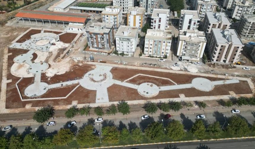 Şanlıurfa Haliliye’de Sevgi Parkı İçin Çalışmalar Sürüyor