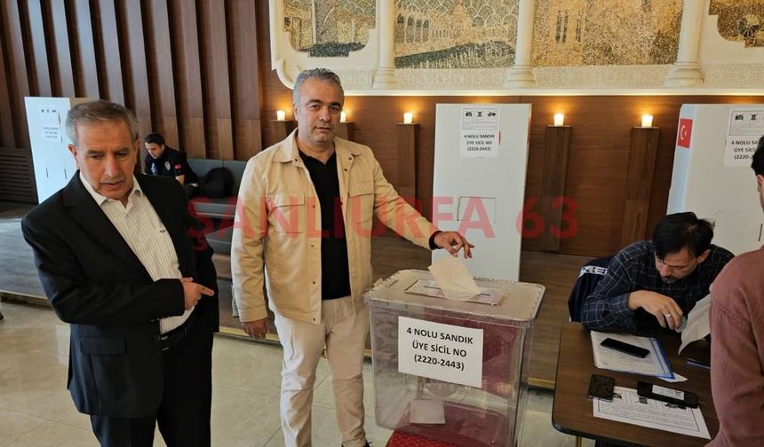 Şanlıurfa Ticaret Borsası Seçimlerinde Oy Verme İşlemi Başladı