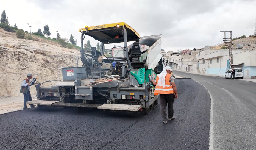 Şanlıurfa’da Kültür Ve Turizm Yolu’nda Sıcak Asfalt Çalışması Tamamlandı