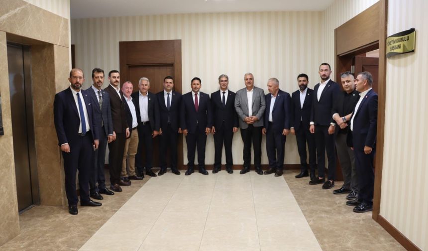 Yeni Parti Şanlıurfa İl Başkanı Bozan Sürücü’den Halil Kızılkaya’ya Ziyaret
