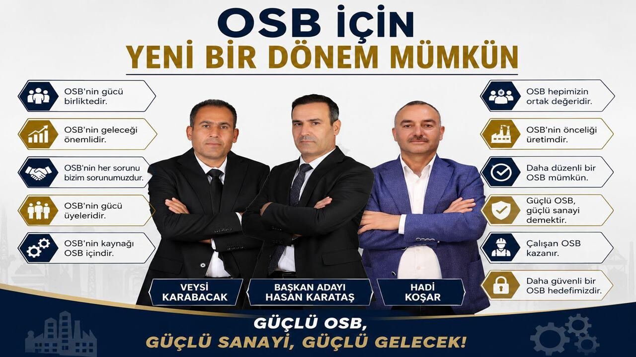 Besi OSB’de Değişim Zamanı: "Biz Koltuğa Değil, Geleceği İnşa Etmeye Talibiz!"