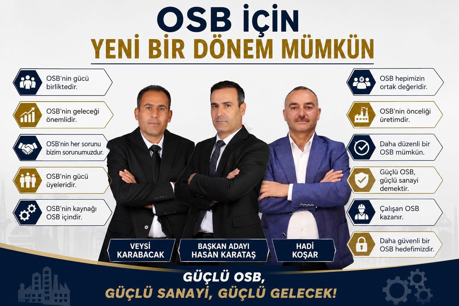 Besi OSB’de geri sayım başladı; ‘Değişim Hareketi’, değişim için aday