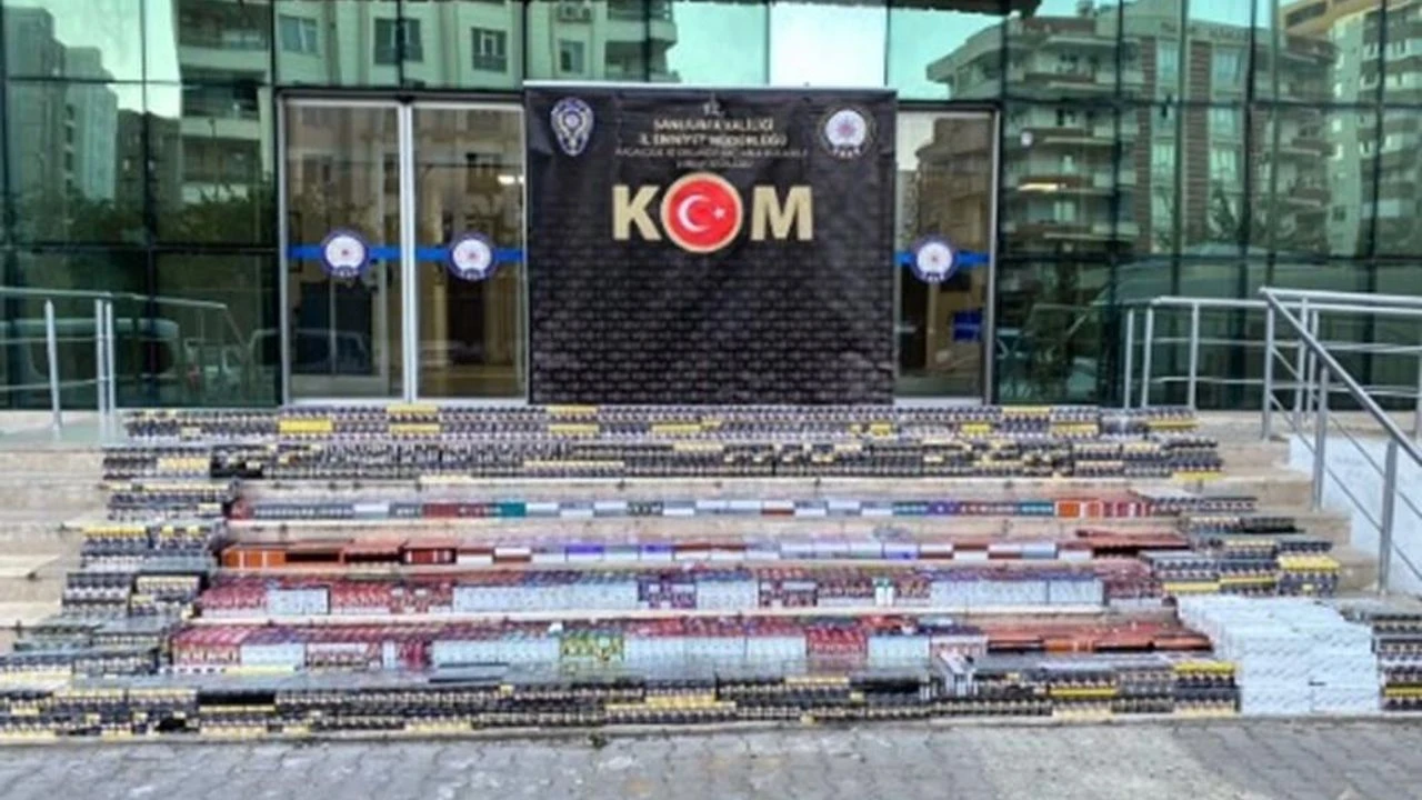 Şanlıurfa'da 3,7 Milyon Liralık Kaçak Ürün Ele Geçirildi