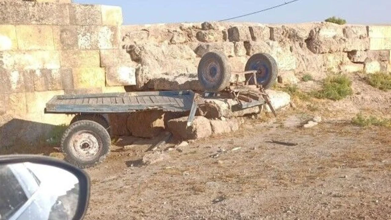 Şanlıurfa’nın Tarihi Harran İlçesinde Dikkat Çeken Kaza!