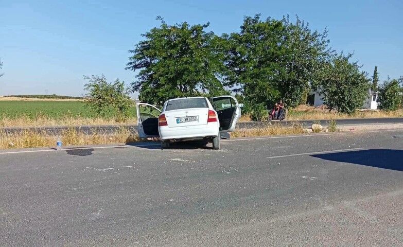 Şanlıurfa’da Otomobil Refüje Savruldu! 4 Kişi Hastanelik Oldu