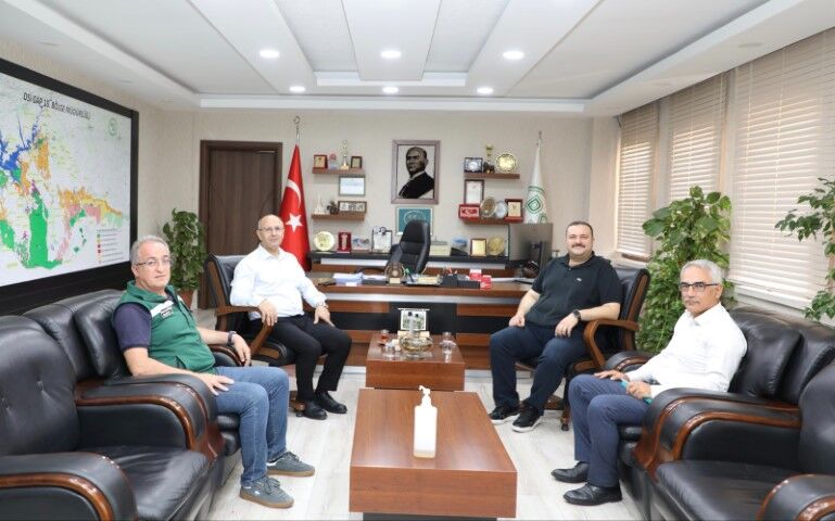 Şanlıurfa'da Veda Ziyareti! Onur Şatıroğlu Yeni Görevi Öncesi DSİ'yi Ziyaret Etti